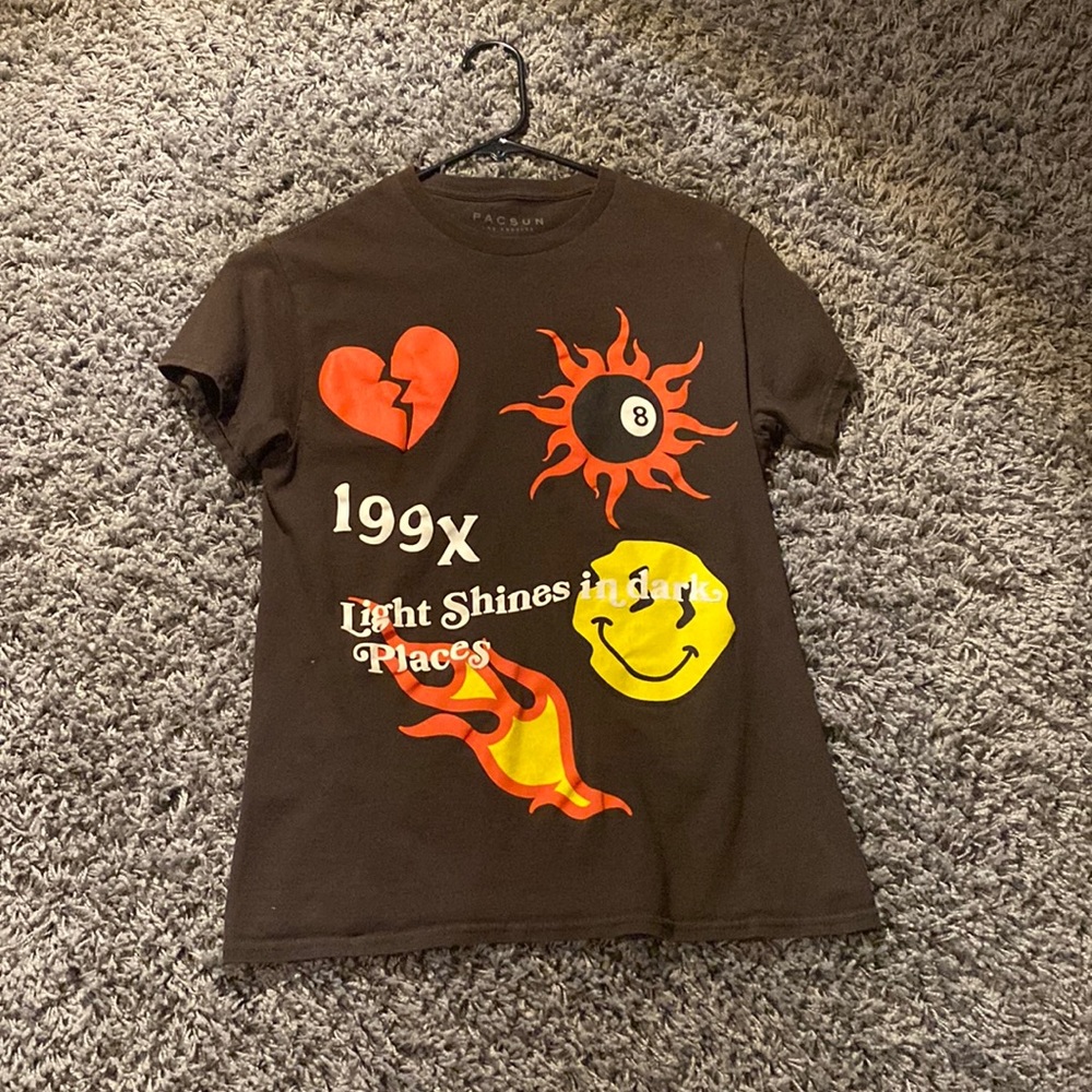 PacSun graphic, tea, size small